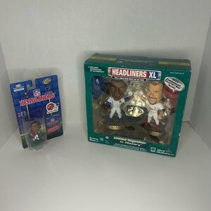 Headliners XL Sammy Sosa Mark McGwire Signed COA + Marcus Allen Chiefs NIB